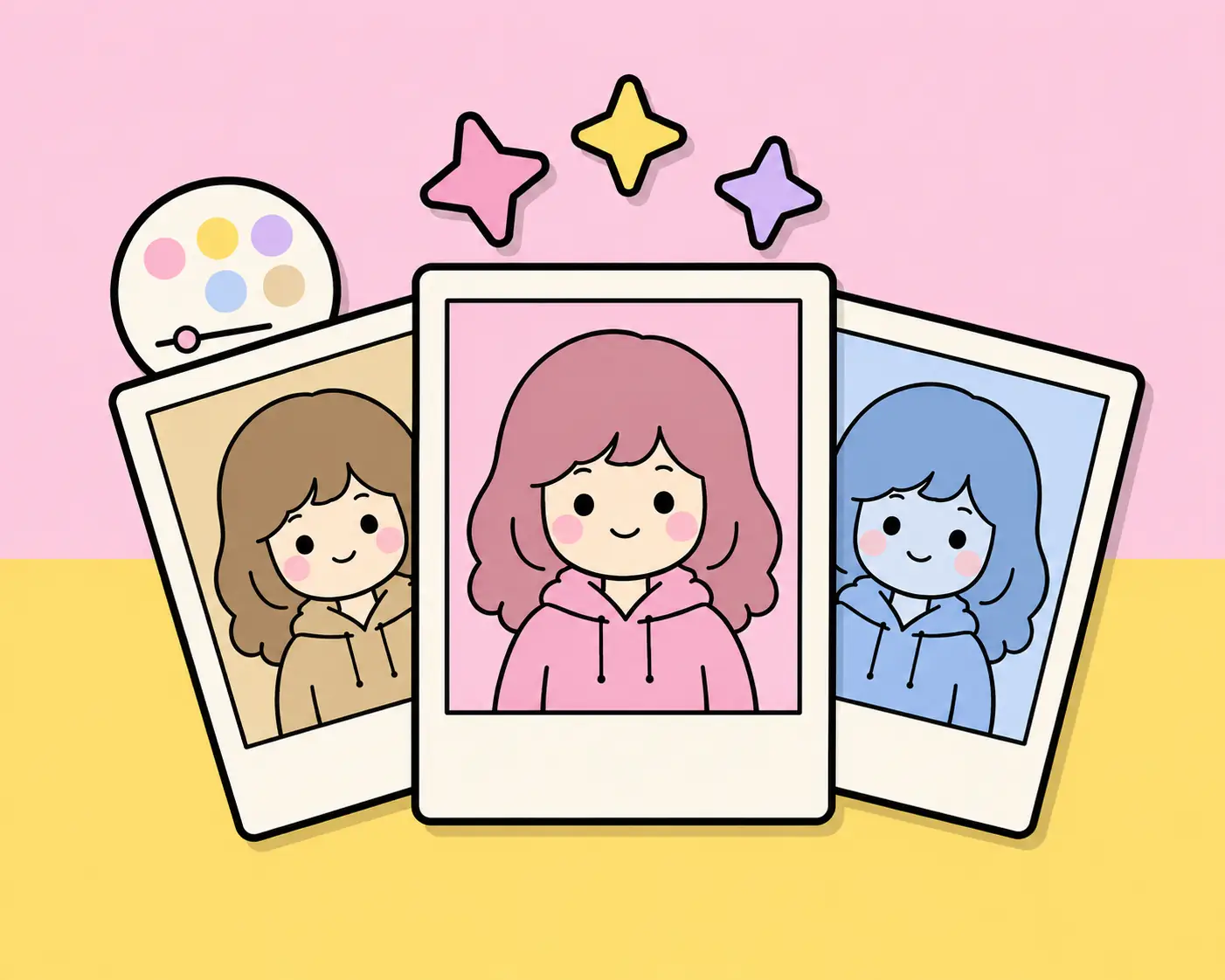 Aesthetic Photo Filters tool – apply Y2K, VSCO, Vaporwave filters online